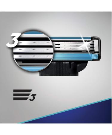 Gillette Mach3 Razor Blades for Men - 12 Pack - Buy Online on GoSupps.com