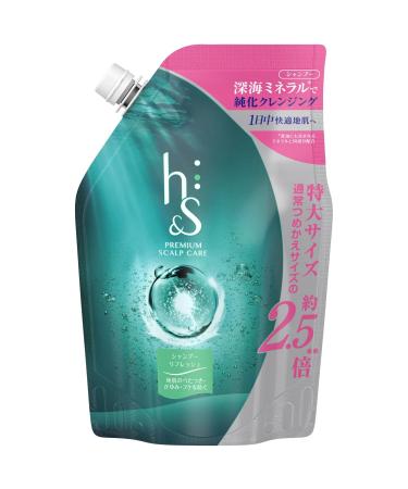 Capacity HS & S (h & s) Shampoo refresh Refill double extra-large size 800ml by h & amp s