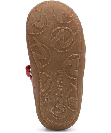 Naturino WAD Leather Closed-Toe Shoes - 1.5 UK Child - Red - Buy Online on GoSupps.com