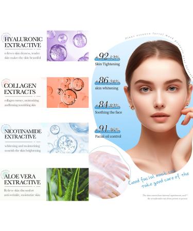 BIOAQUA 3 Step Facial Mask Set - Amino Acid Cleanser Essence Lotion & Aloe Vera Anti-Aging Face Masks (5 Pack - Buy Online on GoSupps.com