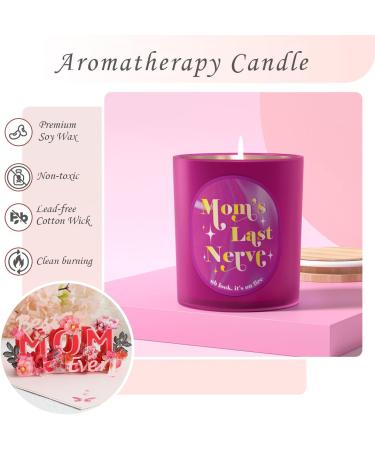 Unique Scented Candles Gift for Mom | 100% Natural Soy Aromatherapy | Funny Birthday Gift Ideas from Daughter & Son | 10 Oz Jar Candle - Buy Online on GoSupps.com