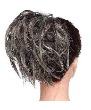 Shop SEGO Hair Part Hair Tie | Curly Hair Extension Updo | Wavy 45g Dark Brown & Blonde #6AH613 - Buy Online on GoSupps.com