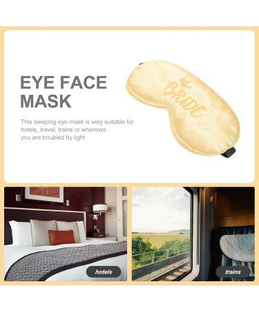 Buy LALAFINA Bride Eye Blinder - Adjustable Imitation Silk Sleeping Mask | Soft Eye Pillow & Travel Blindfold for Weddings & Relaxation - Buy Online on GoSupps.com
