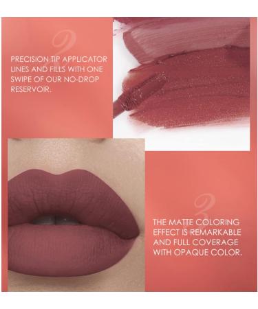 Nude Lipstick and Lip Liner Set - Long Lasting Waterproof Lip Stain - Highly Pigmented Lip Makeup Kit for Daily & Holiday Gifts (03) - Buy Online on GoSupps.com