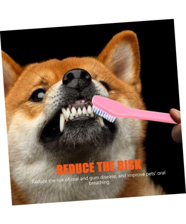 FOMIYES Pet Toothpaste 32 Pcs Double Head Dog Toothbrush Pet Supplies Puppy Toothbrush Cat Pet Oral Toothbrush Handheld Toy - Buy Online on GoSupps.com