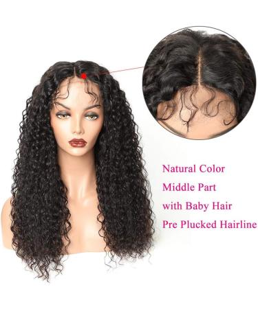 Kashyk Long Loose Black Curly Glueless Lace Front Wig | 24-Inch Heat Resistant Synthetic Hair for Women - Buy Online on GoSupps.com