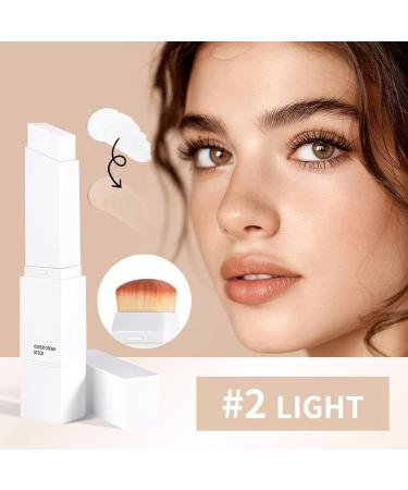 Color Changing Stick Foundation 13g Makeup Corrector - 2-in-1 Double-Ended Adaptable Face Complexion Stick For Events and Travel - Buy Online on GoSupps.com