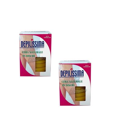 Natural warm wax in discs Depilissima 2 packs of 200 g