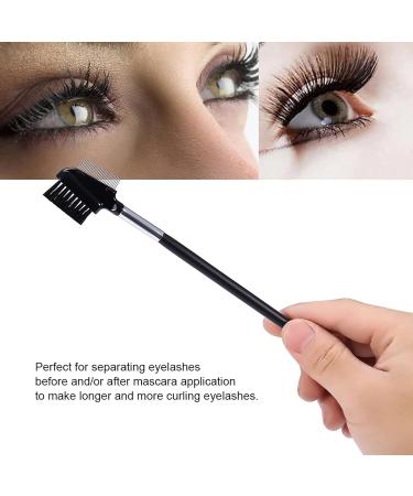 Qukaim Eyebrow Brush Stainless Steel Eyebrow Eyelash Comb Brush for Cosmetic Makeup Extension Tools - Buy Online on GoSupps.com