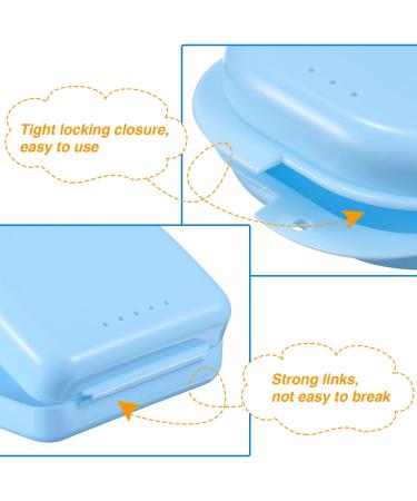 6 Pieces Retainer Case Mouth Guard Case Orthodontic Denture Storage Container (Multicolor 1) - Buy Online on GoSupps.com