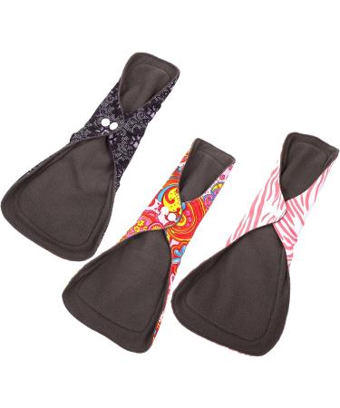 Exceart Reusable Charcoal Sanitary Pads - 3 Pack Multi-Way Menstrual Pads for Teens & Women - Buy Online on GoSupps.com