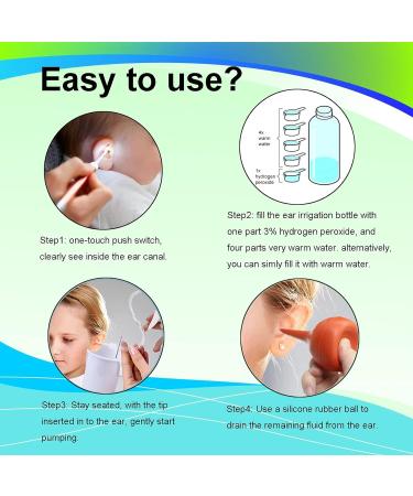 Electric Ear Wax Removal Kit - Safe & Easy Ear Cleaning for Adults & Kids - Buy Online on GoSupps.com
