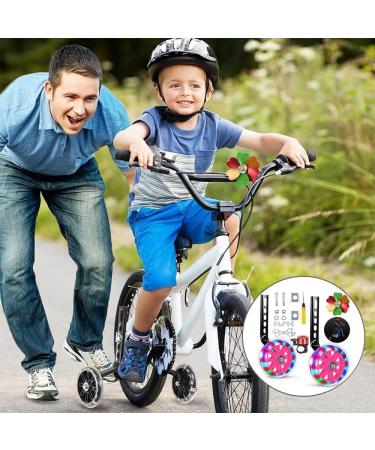 Anyingkai Bicycle Support Wheels - Kids & Adults Auxiliary Stability Wheels in Pink | Safe & Durable Support for Children's Bikes - Buy Online on GoSupps.com