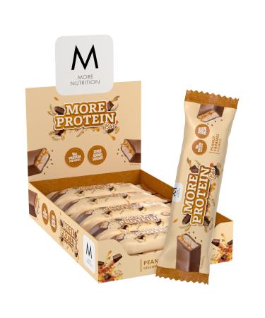MORE Protein Bar 10-pack protein bars 10 x 50 g Peanut Caramel