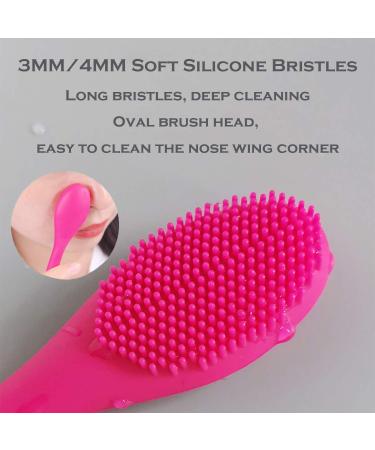 RamPula Silicone Double Head Face Mask Brush Applicator Facial Cleansing Brush Pores Cleaner Remove Blackhead scutin dead Skin Cell acne Face Massager Spatula Mud Mask DIY Cream Body Lotion - Buy Online on GoSupps.com