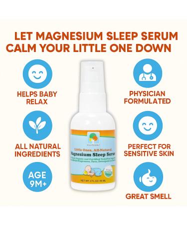 Raise Them Well All Natural Magnesium Sleep Serum for Kids + Free Magnesium Chart PDF | 2 fl oz - Buy Online on GoSupps.com