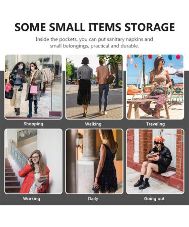 Heallily Sanitary Storage Pocket - 2 Pack Zip Containers for Period Pads | Ideal for Teenagers & Women | International Shipping Available - Buy Online on GoSupps.com