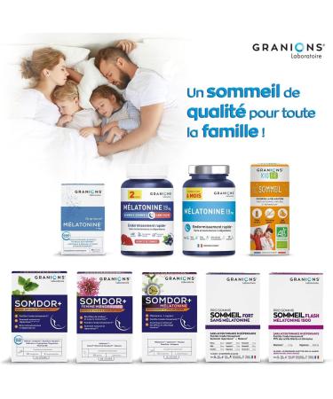 GRANIONS - Melatonin Sleep Gummies 1.9 mg - MELATONIN GUMMIES 2 MONTH FORMAT - Adult Sleep Food Supplement - Mel - Buy Online on GoSupps.com