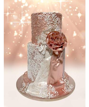 Crystal Candy Edible Flakes 6g - Food-Grade Rose Gold Foil for Cakes, Desserts & Candies | Sequin Effect, Intense Color & Shine - Buy Online on GoSupps.com