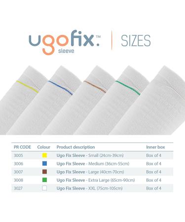 Ugo Fix Sleeve (x4) Catheter Leg Bag Holder/Cover - Durable Fibre Blends, Washable & Reusable - Large Size (Pack of 4) - Buy Online on GoSupps.com
