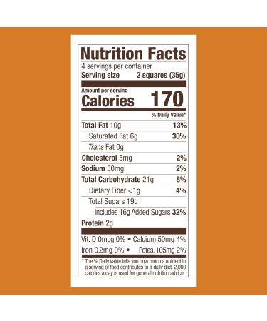 GHIRARDELLI Caramel Milk Chocolate Squares Bar 4.8 oz Bar (Pack of 2) Bundle With Snack Scout Lunch Bag - Buy Online on GoSupps.com