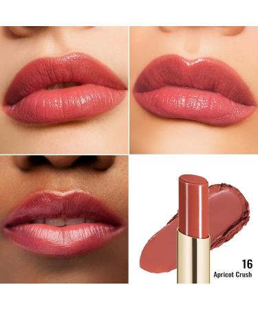 Oulac 2-in-1 Lipstick & Lip Balm - Juicy Hydration for Smooth Shiny Lips | Vegan Apricot Crush (16) - Buy Online on GoSupps.com