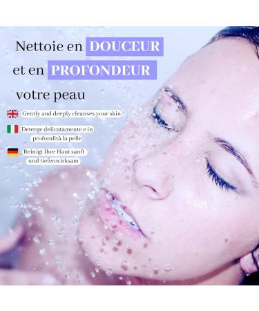 Organic Goat Milk Soap | Handmade in France | Facial Cleansing Mask | Anti-Acne Psoriasis Eczema Treatment for Women Men & Babies | Fragrance-Free with Hazelnut Oil - Buy Online on GoSupps.com