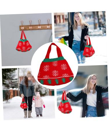 KONTONTY 1pc Christmas Bag Shoulder Bag Christmas Messenger Bag Party Candy Bag Candy Stand Miss Storage - Buy Online on GoSupps.com