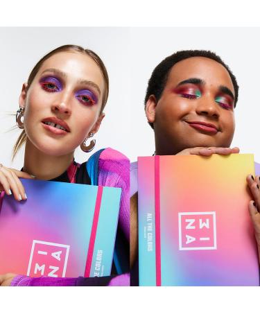 3INA MAKEUP All The Colors palette multicolor eyeshadow palette longlasting shades multicolor eyeshadow with 56 shades of matte glitter and metallic finish vegan not tested on animals - Buy Online on GoSupps.com