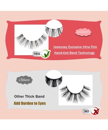 Half Lashes Cateye Wispy - 10mm Hand-Knotted Clean Band False Eyelashes | 10 Pairs Natural Look - Buy Online on GoSupps.com