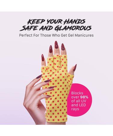 ManiGlovz UPF 50+ UV/LED Protective Gloves for Gel Manicures - Black Magic - Buy Online on GoSupps.com
