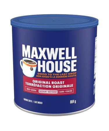 Maxwell House Medium Original Roast Ground Coffee 864 gr Tin