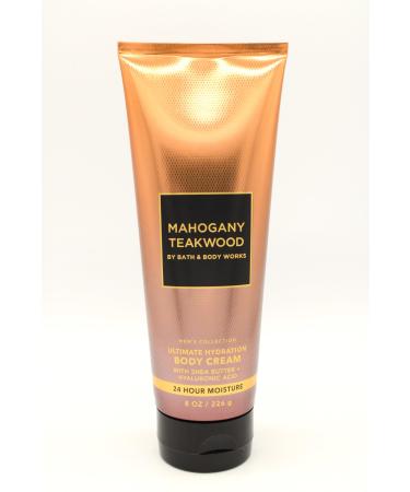 Mahogany Teakwood BBW Bath and Body Ultimate Hydration Body Cream Men's Collection 8 oz