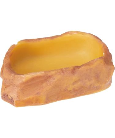 Exo Terra Water Dish | Rock Decor Water Bowl for Terrariums | Medium Size | 1 Piece - Ideal for Reptiles & Amphibians - Buy Online on GoSupps.com