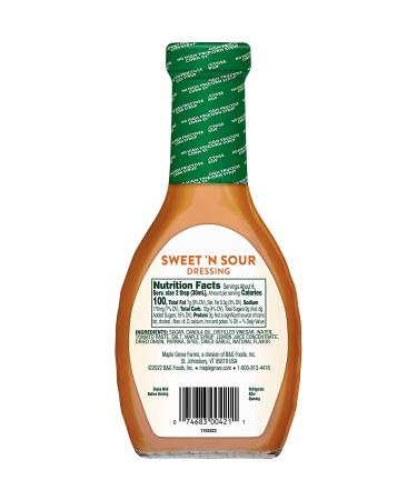 Maple Grove Farms Sweet'n Sour Salad Dressing 8 oz (Pack of 12) - Original Recipe - Buy Online on GoSupps.com