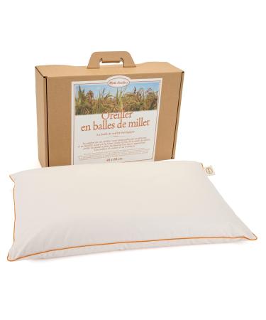 Organic Millet seeds Pillow 40 x 60 cm - Mille Oreillers