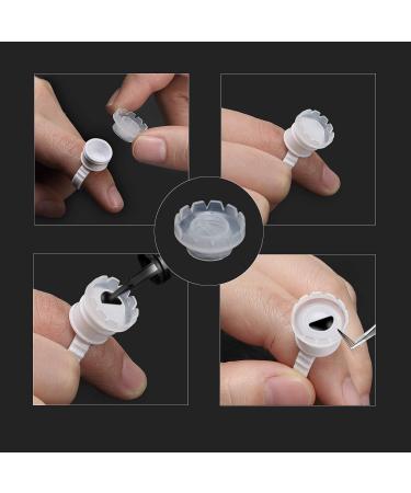 200 Pack Smart Glue Cups for Eyelash Extensions - Lash Glue Holder & Organizer Supplies - Buy Online on GoSupps.com