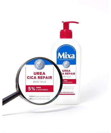 Mixa Body Milk for Very Dry Skin - Regenerating Lotion with Urea & Panthenol | Cica Repair 250ml (4 Pack) - International Shipping Available - Buy Online on GoSupps.com