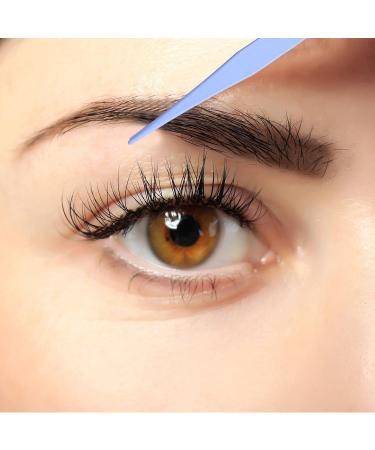 2 Piece Tweezers Stainless Steel Eyebrow Tweezers Anti-Static Sharp Lash Tweezers Classic Tweezer Straight and Curved Tip Tweezer Set for Craft Makeup Tools - Buy Online on GoSupps.com
