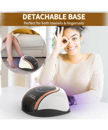 FaAmour UV Lamps for Gel Nails 180W UV LED Nail Lamp with 9" Large LCD Touch Screen 4 Timer Settings & Auto Sensor Professional Gel Nail Lamp for Beginners Home and Salon Use (White) - Buy Online on GoSupps.com