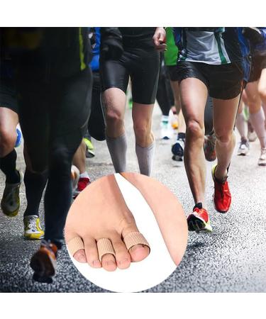 Soft Gel Toe Cushion Tubes - 30 Pieces for Corns, Blisters, Calluses - Toe Sleeves for Toe and Finger Protection - Buy Online on GoSupps.com