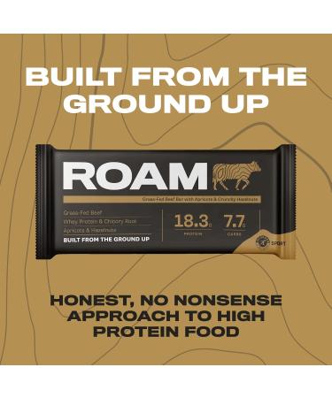 ROAM Natural Protein Bars: High Protein, Low Carb Meal Replacement, 6 Assorted Count - Ideal for Healthy Diet | Pack of 1 - Buy Online on GoSupps.com