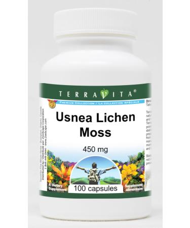 Usnea Lichen Moss - 450 mg (100 Capsules ZIN: 514899)