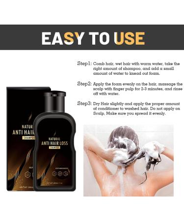 Ginger Shampoo Ginger Hair Regrowth Shampoo Anti Hair Loss Ginger Shampoo Natural Organic Ginger Shampoo Trophoblastic Hair Promote Hair Growth Smooth Anti Dandruff & Anti itching 200ML - Buy Online on GoSupps.com