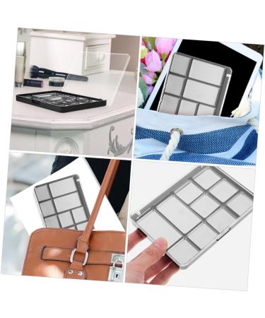 SOIMISS Palette M tallique pour Fard Paupi res Vide Magn tique 2 Pi ces 10 Compartiments avec Couvercle Transparent pour Maquillage Professionnel et Usage Quotidien - Buy Online on GoSupps.com