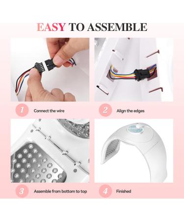 7 Colours LED Therapy Face Mask with Spray Professional LED Mask Body Skin Care SPA Beauty Equipment Anti-Acne Wrinkle Removal - Buy Online on GoSupps.com