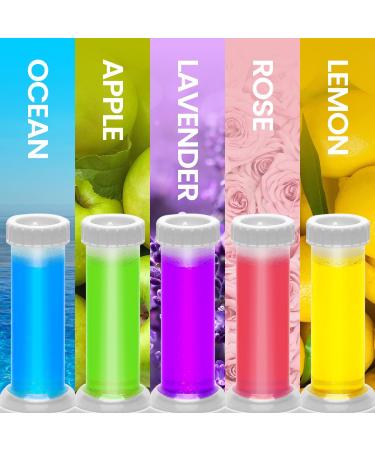 HuBDIC Toilet Bowl Cleaner Gel Stamps | 5 Fresh Scents to Stop Limescale & Stains | International Shipping Available - Buy Online on GoSupps.com