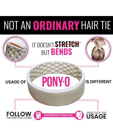 PONY-O Original Patented Cute Hair Accessories for Women - Revolutionary Ponytail Holders Hair Tie Alternative - Blonde Hair Ties for Women - Medium Hair Ties for Normal Hair - Buy Online on GoSupps.com