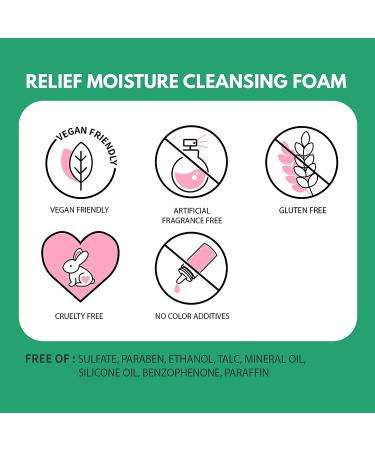 MAKEPREM Safe Me Relief Moisture Cleansing Foam - Hydrating & Gentle Face Wash for Sensitive, Acne-Prone, and Mature Skin - 5.3 Fl Oz - Buy Online on GoSupps.com