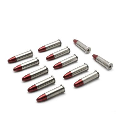 Steelworx 22 LR Steel Snap Caps Dummy Rounds 12RedTip